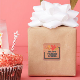 happy thanksgiving sticker