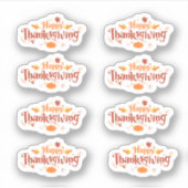 Happy Thanksgiving Stickers (Voorkant)