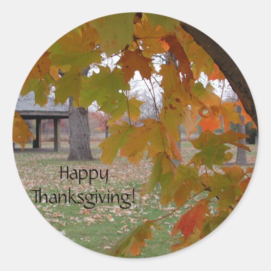 Happy Thanksgiving Stickers door Janz (Voorkant)