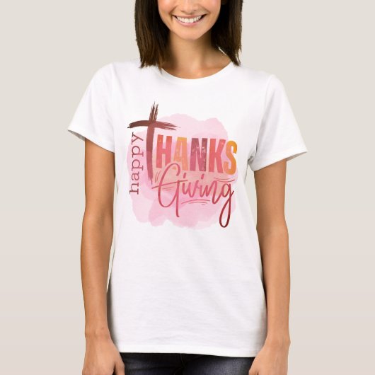 Happy Thanksgiving Sweatshirt | Cozy Fall Apparel (Voorkant)