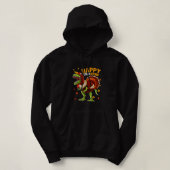 Happy Thanksgiving T Rex Dinosaur Turkey Costuum B Hoodie (Design voorkant)