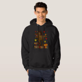 Happy Thanksgiving T Rex Dinosaur Turkey Costuum B Hoodie (Voorkant volledig)