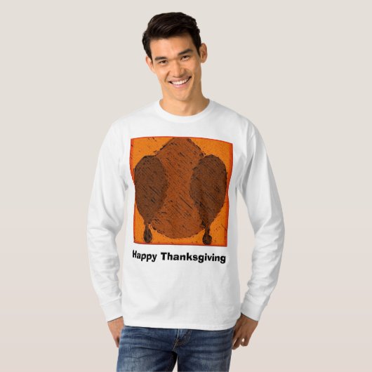 HAPPY THANKSGIVING T-Shirt (Voorkant volledig)