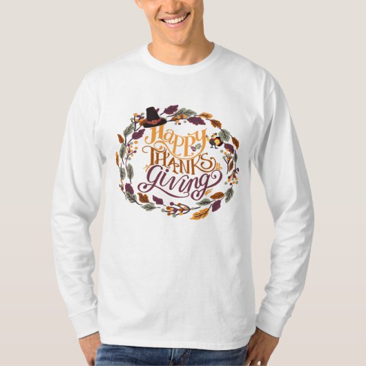Happy Thanksgiving T-shirt (Voorkant)