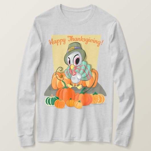 Happy Thanksgiving T-shirt (Design voorkant)
