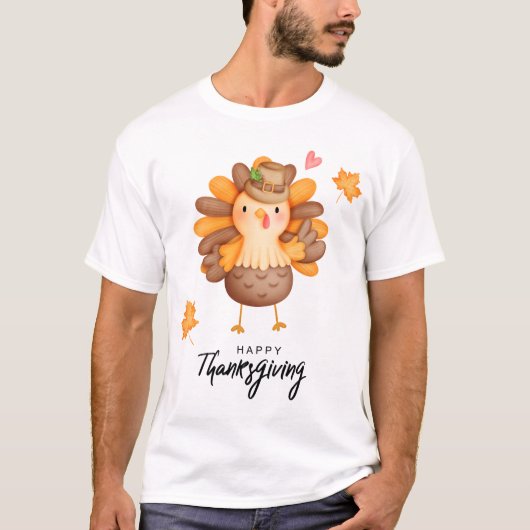 Happy Thanksgiving T-Shirt (Voorkant)