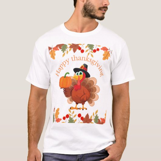Happy Thanksgiving T-Shirt (Voorkant)
