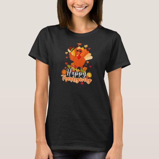Happy Thanksgiving T-shirt (Voorkant)