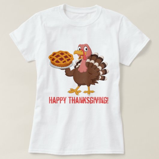 Happy Thanksgiving T-Shirt (Design voorkant)