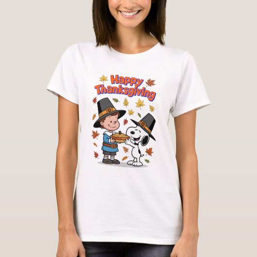 Happy Thanksgiving T-shirt (Voorkant)