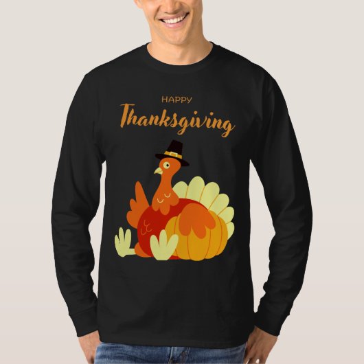 Happy Thanksgiving T-Shirt (Voorkant)