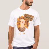 Happy Thanksgiving T-Shirt (Voorkant)