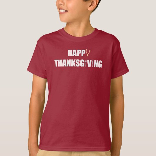 Happy Thanksgiving T-shirt (Voorkant)