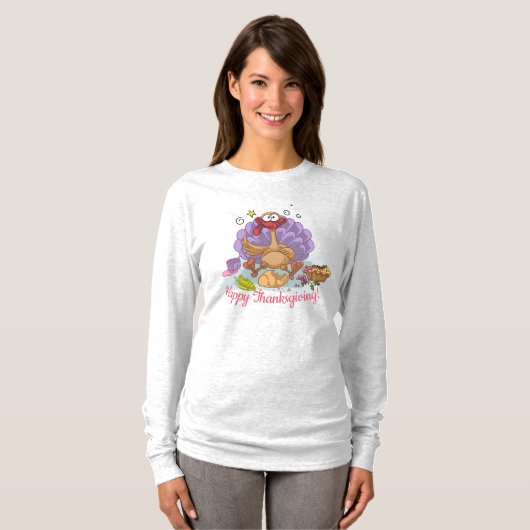 Happy Thanksgiving T-shirt (Voorkant volledig)