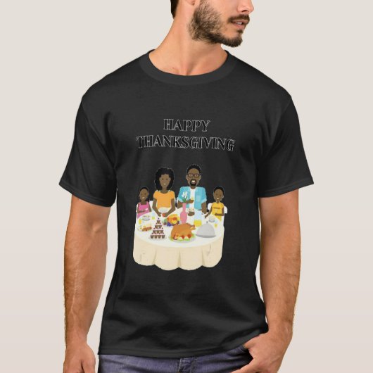 Happy Thanksgiving T-shirt (Voorkant)