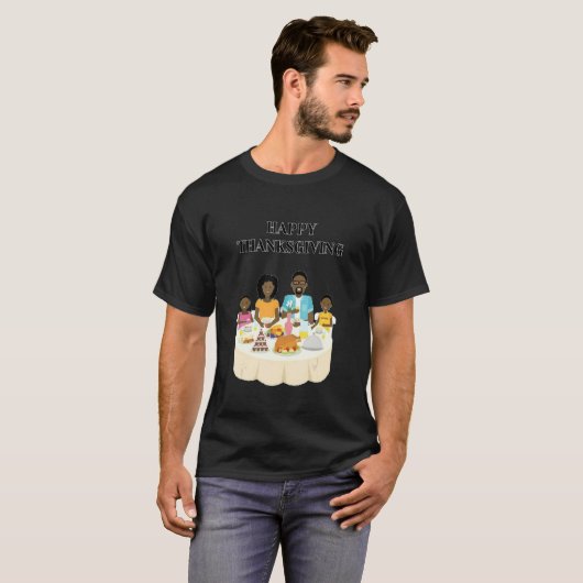 Happy Thanksgiving T-shirt (Voorkant volledig)