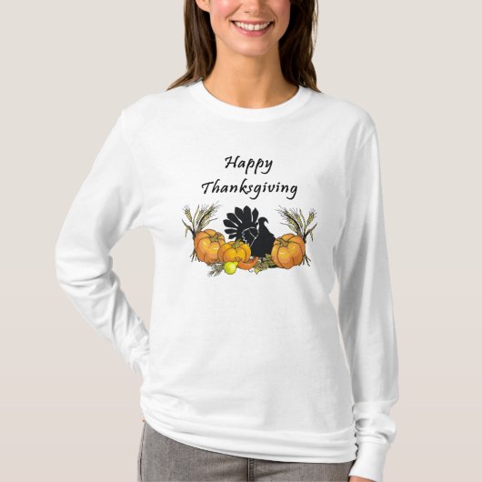 Happy Thanksgiving T-Shirt (Voorkant)