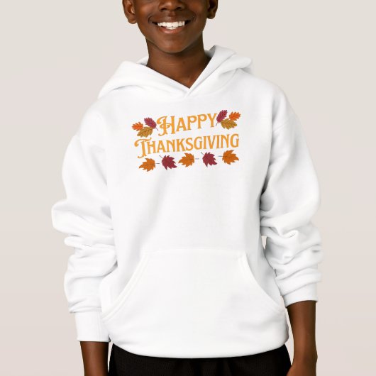 Happy Thanksgiving T-Shirt Sweatshirt (Voorkant)