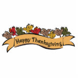 Happy Thanksgiving Table Decorting Staand Fotobeeldje<br><div class="desc">Happy Thanksgiving Table Decoration ©2009 design by M. Hamilton, beschikbaar @ Noteworthy.</div>