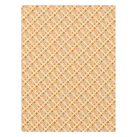 Happy Thanksgiving Tablecloth Tafelkleed (Voorkant)