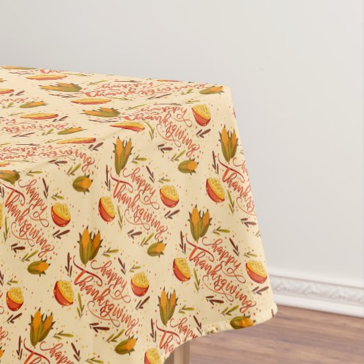 Happy Thanksgiving Tablecloth Tafelkleed (Voorbeeld)