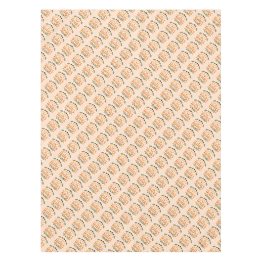 Happy Thanksgiving Tablecloth Tafelkleed (Voorkant)