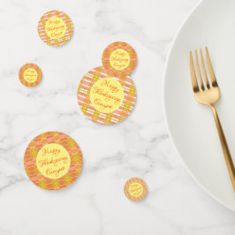Happy Thanksgiving tafel Confetti