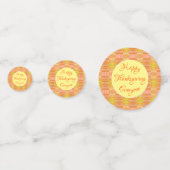 Happy Thanksgiving tafel Confetti (Achterkanten)