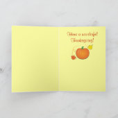 Happy Thanksgiving Teacher's Kaart (Binnen)