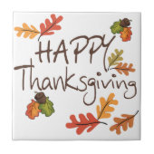 Happy Thanksgiving Tegeltje (Voorkant)