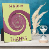 Happy Thanksgiving Text Art Design. Fotoplaat (Zijkant)