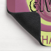 Happy Thanksgiving Text Art Design. Muismat (Hoek)