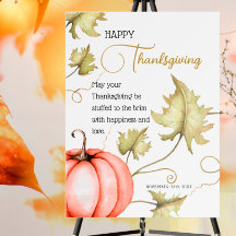Happy Thanksgiving Thanksgiving dag pompoen