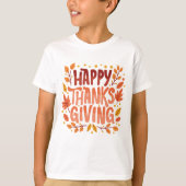 Happy Thanksgiving Thanksgiving Dag T-shirt (Voorkant)