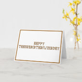 Happy Thanksgiving Thanksgiving Verjaardag Kaart (Gele Bloem)