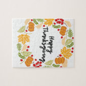 HAPPY THANKSGIVING, Thanksgiving Warm, Cute Legpuzzel (Horizontaal)