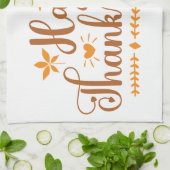 Happy Thanksgiving Theedoek (Gevouwen)
