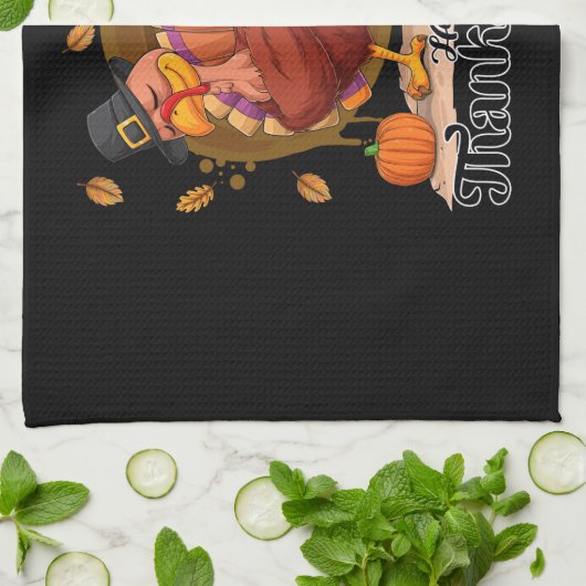 Happy Thanksgiving Theedoek (Gevouwen)