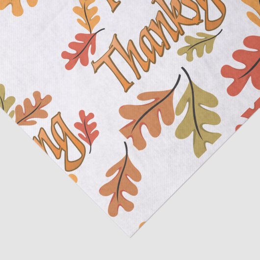 Happy Thanksgiving Tissuepapier (Detail)