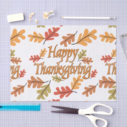 Happy Thanksgiving Tissuepapier (Craft)