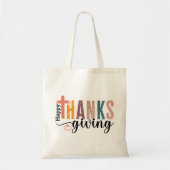 Happy Thanksgiving Tote Bag (Voorkant)