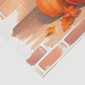 Happy Thanksgiving Trendy Mooie Herfst Tissuepapier (Detail)