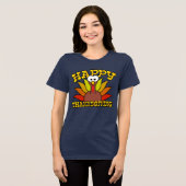 Happy Thanksgiving Tri-Blend Shirt (Voorkant volledig)