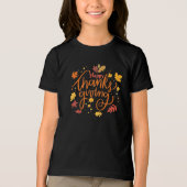 Happy Thanksgiving Tri-Blend Shirt (Voorkant)