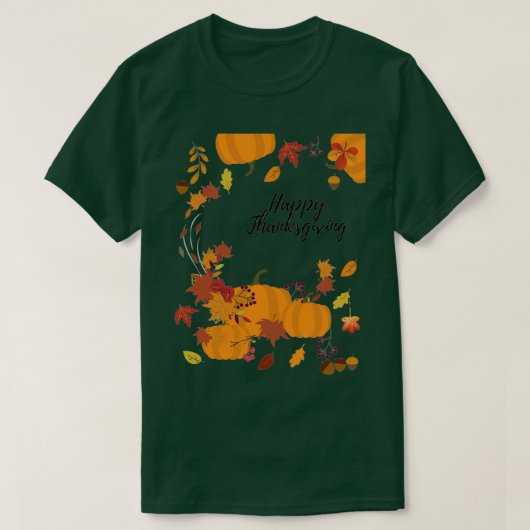 Happy Thanksgiving Turkey 7 T-shirt (Design voorkant)