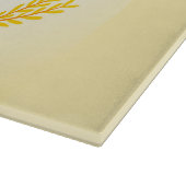 Happy Thanksgiving Turkey and Autumn Foliage Snijplank (Hoek)