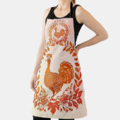Happy Thanksgiving Turkey Apron Schort (Insitu)