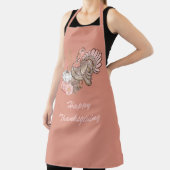 Happy Thanksgiving Turkey Apron Schort (Insitu)