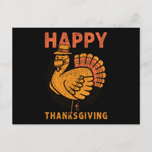 Happy Thanksgiving Turkey Day Family Kinder Matchi Briefkaart
