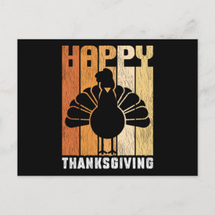Happy Thanksgiving Turkey Day Family Kinder Pajama Briefkaart